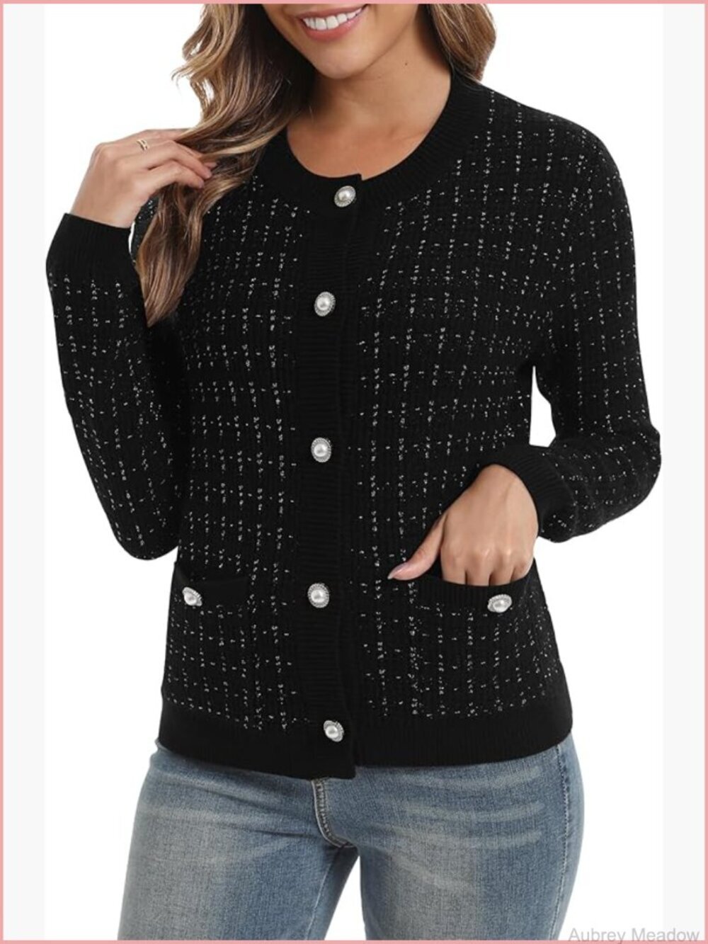 Elegant Slim Fit Long Sleeve Open Front Cardigan Sweater Knitted Jacket
